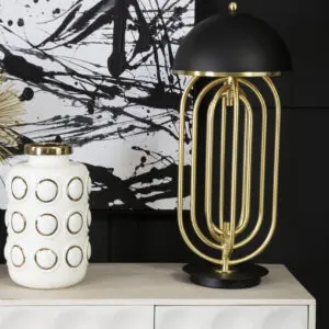 Sophia Table Lamp With Black Shade